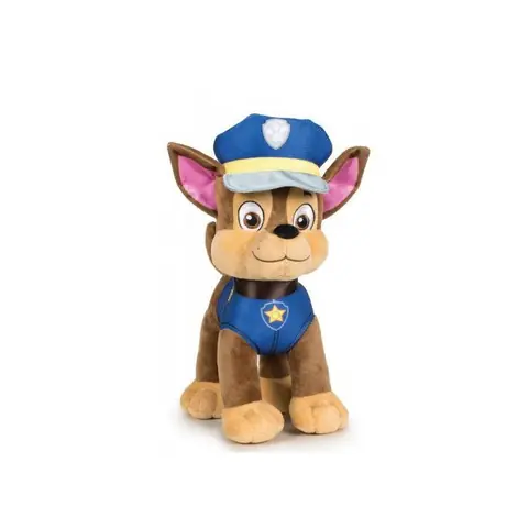 Peluche Pat Patrouille 20 cm Chien Chase - Chiots Paw Patrol - Doudou Licence - Enfant
