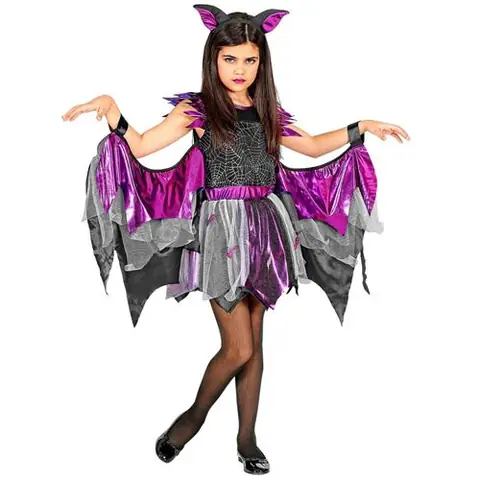 Déguisement chauve-souris - Fille - 4/5 ans (104 à 110 cm) WIDMANN