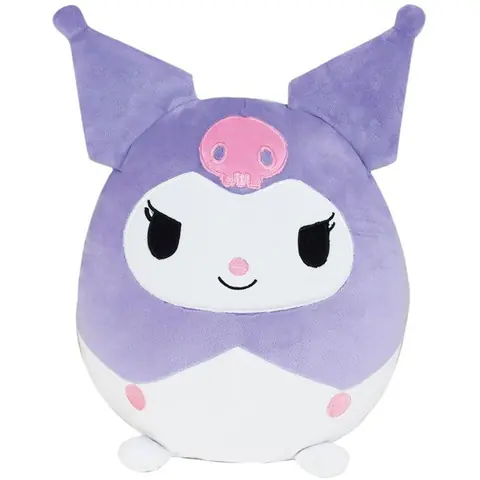 Peluche Kawaï Kuromi coussin - JEMINI - HELLO KITTY -  27 cm - Doux et moelleux