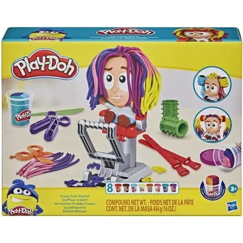 Play-Doh - Salon de coiffure Coiffeur créatif - jeu créatif pour enfants à partir de 3 ans - Les classiques