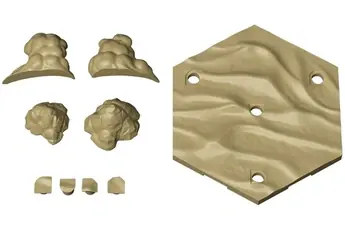 Accessoire diorama - 30MM Customized Scene Base Desert Version