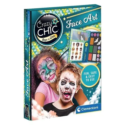 Clementoni - 18605 - Palette de maquillage Halloween
