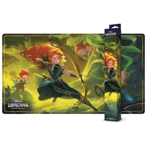 Tapis de jeu - RAVENSBURGER - Mérida - Néoprène antidérapant - 61 x 34 cm - Disney Lorcana
