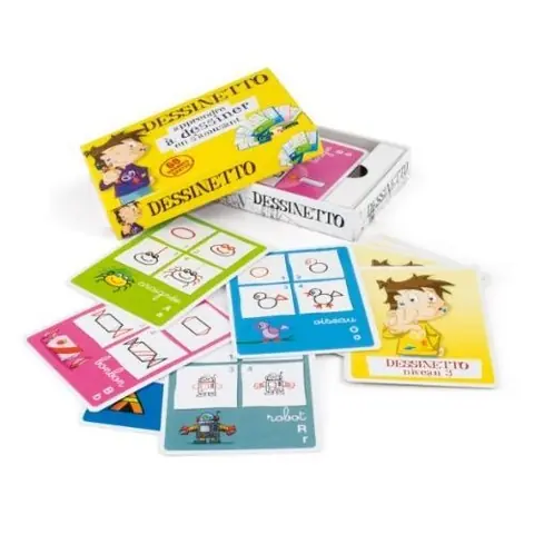Jeu de langage CARTAMUNDI - Cartatoto Dessinetto - Apprendre à dessiner en samusant