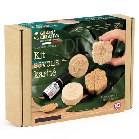 Kit de création savon - Graine Créative - beurre de karité - multicolore - enfant - mixte