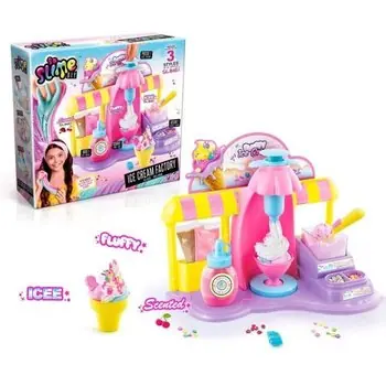 CANAL TOYS - So Slime - Slime factory ice cream - Fabrique à glace Slime Fluffy - SSC 180