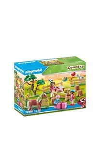 PLAYMOBIL - 70997 - Décoration de fête avec poneys