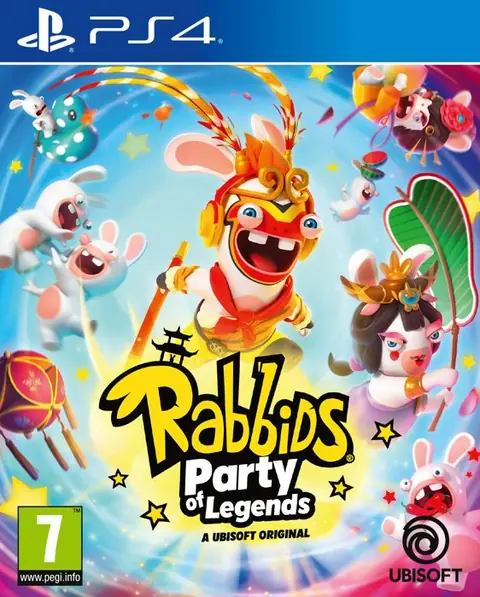 Jeu de fête - Ubisoft - RABBIDS PARTY OF LEGENDS - 50 mini-jeux - Jusquà 4 joueurs - PS4