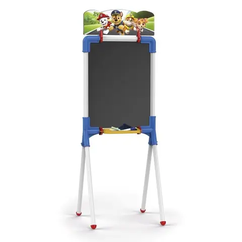 Tableau enfant - Chicos - 53023 - Réversible - 10 craies incluses - Hauteur 98 cm