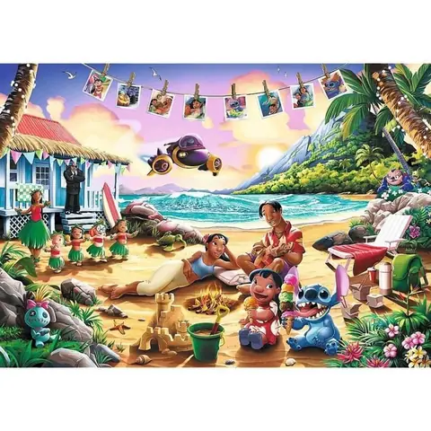 Puzzle 1000 pièces - Disney - Lilo & Stitch - 1000 pièces - 683 x 48 cm - Made in Europe