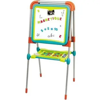 SMOBY Tableau des Grands Ardoise Double Face 80 Accessoires