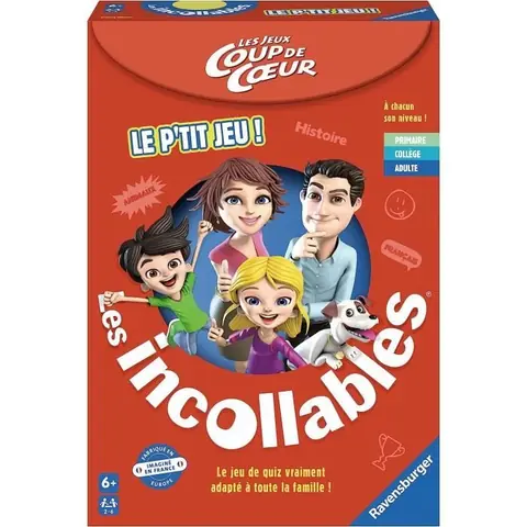 Jeu de quiz et défis Le ptit jeu des Incollables - Ravensburger