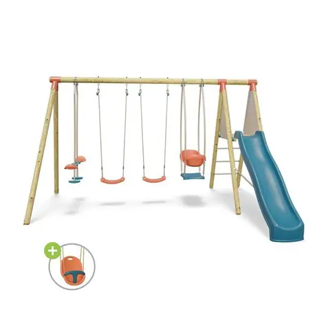 Station de jeux bois 230 m Topwood XOLTI 2 - 8 enfants