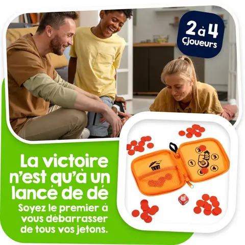 Jeu de société - TOMY - Jeu 5 Up - Jeu de dés - Amusant et interactif - 2 joueurs ou plus