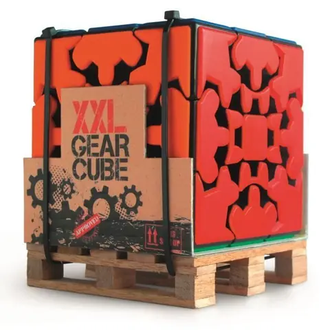 Jeu de casse-tête - RIVIERA GAMES - Meffert XXL Gear Cube - Rotation originale - Pour enfants et adultes