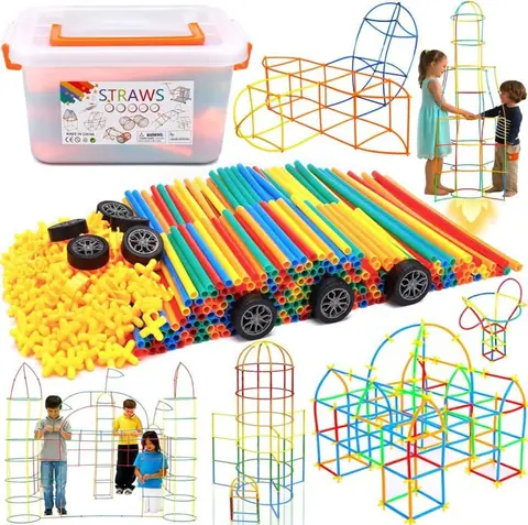 Brique de ConstructionJouet Dassemblage de Connecteur Blocs Jeux Dintérieur et Dextérieur Parent-EnfantJouets Créatifs