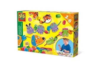 Animaux à lacer avec perles - De 3 à 6 ans