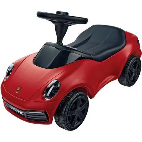 Porteur Enfant Porsche 911 BIG - Assise en Cuir - Klaxon et Volant - Dès 18 Mois