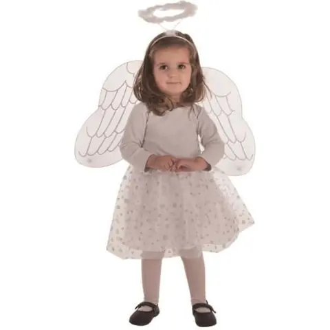 Déguisement dange - DisfraZZes - Tutu ailes couronne - Blanc - Intérieur