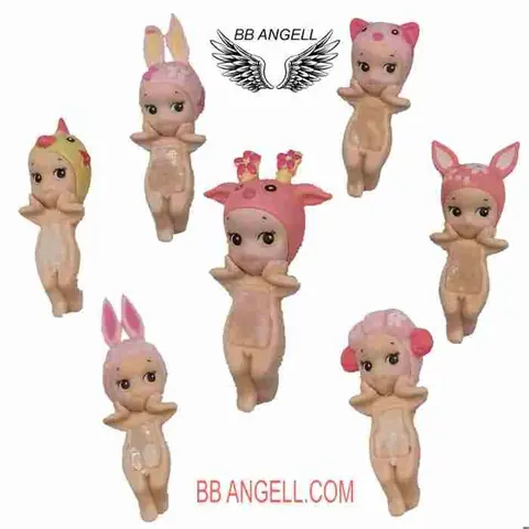 BB ANGELL SÉRIE hippers CHERRY BLOSON Ornements téléphone Ordinateur cadeaux anniversaire compatible sonny angel  1 ALÉATOIRE