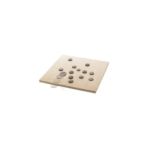 Jeu du Palet Breton en Bois - planche avec palets
