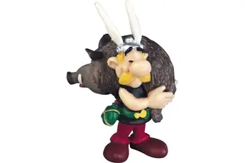 Astérix - Figurine portant un sanglier 6 cm