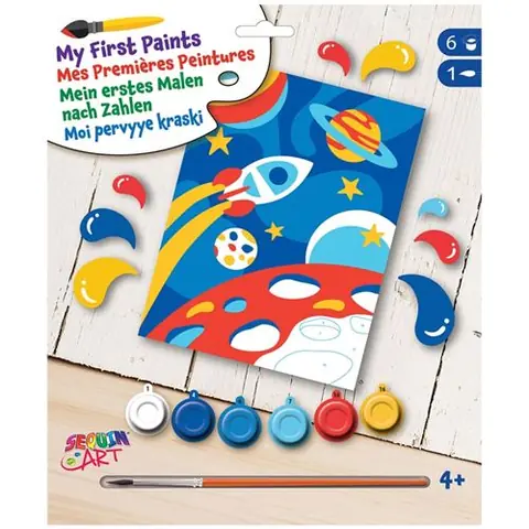 Kit Peinture par numéros enfant - Mission Galaxy - A partir de 4 ans