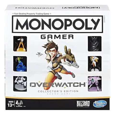 Monopoly Overwatch Collector, jeu de plateau stratégique