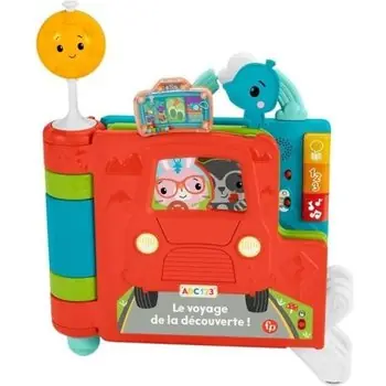 Fisher-Price - Mon grand livre d'activités évolutif - Jouet d'éveil bébé - Dès 6 mois