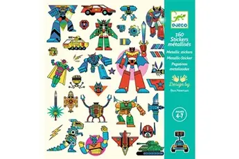 Jeu créatif Stickers Robots