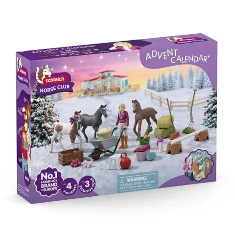 Calendrier de lAvent Horse Club Schleich 99178 Gamme Horse Club Figurine de jeux Dès 5 ans