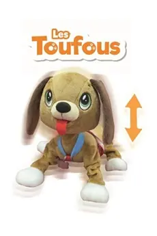 LES TOUFOUS Chien Marron - Peluche Interactive