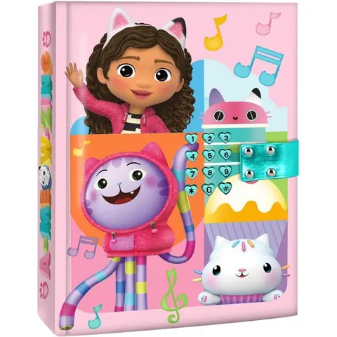 Agenda secret - KIDS LICENSING - GABBY ET LA MAISON MAGIQUE - Avec code - Dès 5 ans