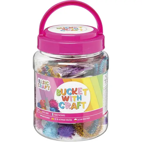 Jeux et jouets - CREATIV CRAFT - Baril dactivités créatives - Couleur rose - À partir de 3 ans - Mixte