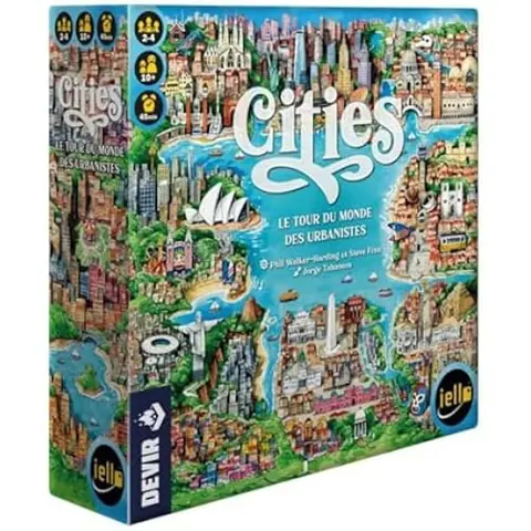 Jeu de Société - IELLO - Cities - 2-4 joueurs - À partir de 10 ans - Version française