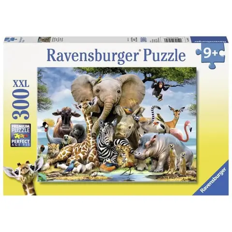 Puzzle Ravensburger 300 p XXL - Mes amis dAfrique - Animaux - Enfant 9+ ans