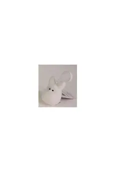 Mon voisin Totoro - Porte-clés peluche Totoro blanc 6 cm