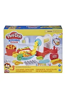 PLAY-DOH - Kitchen Creations - Friterie pour enfants avec pâte à modeler atoxique - dès 3 ans