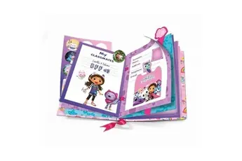 - Gabby et la Maison Magique - Journal intime a personnaliser - Avec autocollants, feutres, crayons et décorations