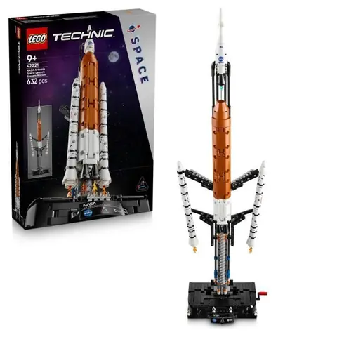 LEGO Technic 42221 La Fusée SLS NASA Artemis - Jeu Interactif STEM dès 9 ans - Idée Cadeau - Set de construction