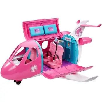 BARBIE L'Avion de Rêve avec mobilier, rangements et accessoires - 58 cm