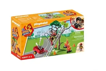 PLAYMOBIL - 70917 - DUCK ON CALL - Pompier et chat