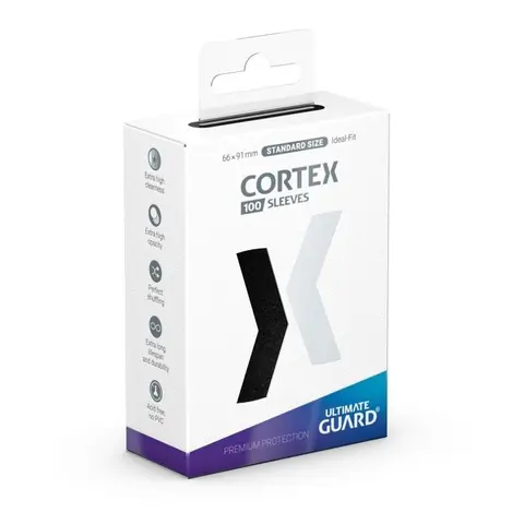 Ultimate Guard - Ultimate Guard - Pack 100 pochettes Cortex Sleeves taille standard Noir