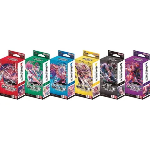 Jeux de carte débutant Bandai One Piece (x6)