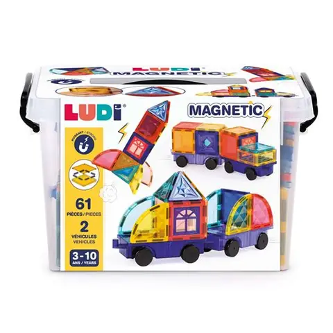 Jeu de construction magnétique Ludi Véhicules Magnétiques
