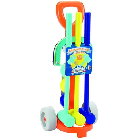 ECOIFFIER Sport 745 - Chariot Croquet - 18 mois - Apprendre à viser