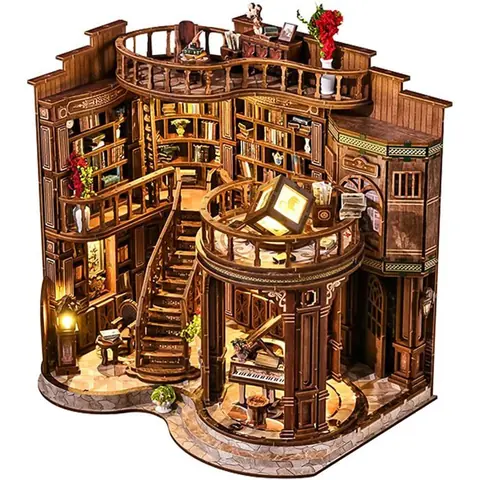 Maison de poupée miniature kit de maison miniature à monter soi-même maquette de mini-maison à léchelle 1:24 cadeau idéal pour