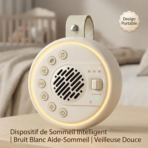 Mini appareil de bruit blanc coloré portable mini appareil de poche pour bébés adultes et enfants 22 sons minut BOITE A MUSIQUE