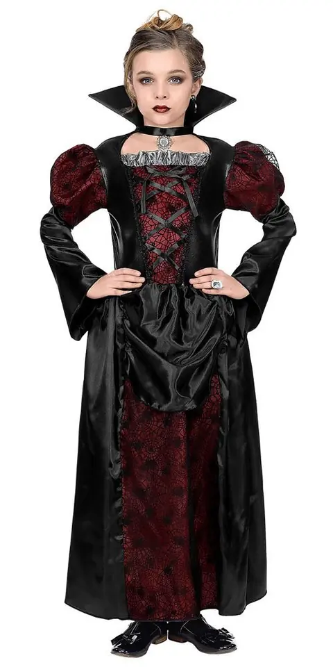 Déguisement de Vampiresse - Enfant - 8/10 ans (128 à 140 cm) WIDMANN