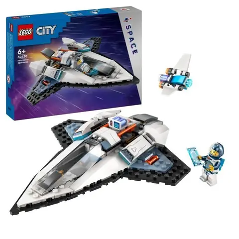 LEGO® 60430 City Le Vaisseau Interstellaire Jouet sur lEspace Cadeau Enfants Dès 6 Ans Jeu Créatif avec Minifigurines